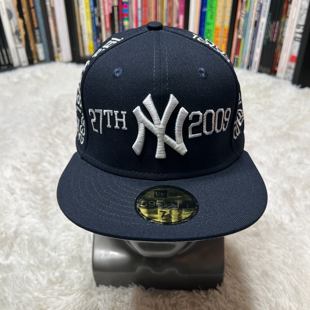 NEW ERA SPIKE LEE X NEW YORK YANKEES HAT 2009 SIZE 7 5/8 BASEBALL CAP